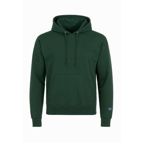 Champion Eco Authentic Green Hoodie Sweatshirt Men’s Medium Pullover - Picture 1 of 8